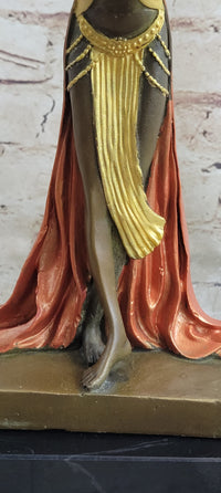 Egyptian Princess by J.R Colinet Genuine Bronze Sculpture