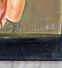 Egyptian Princess by J.R Colinet Genuine Bronze Sculpture
