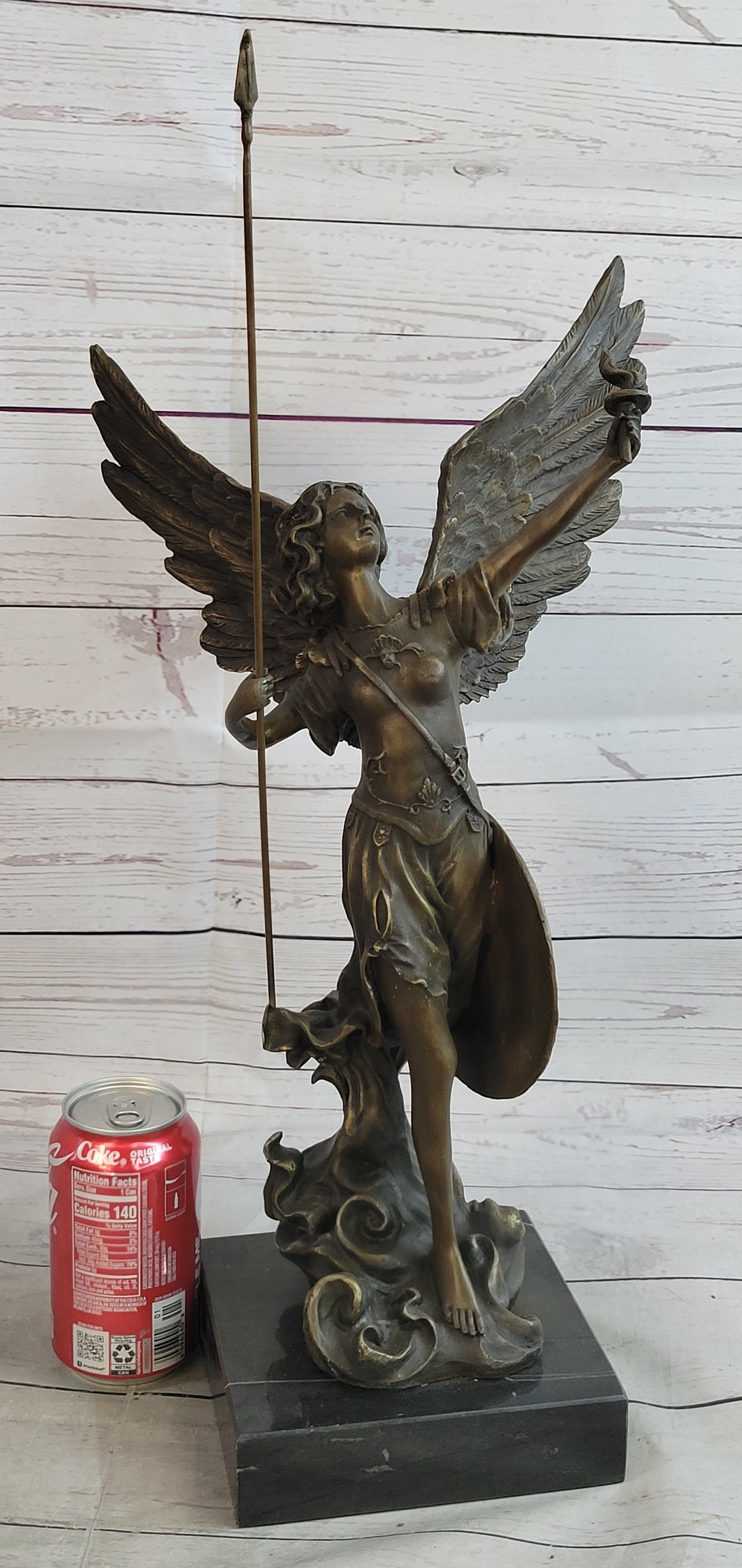 20'' Archangels Nike Angel of Victory Bronze Sculpture