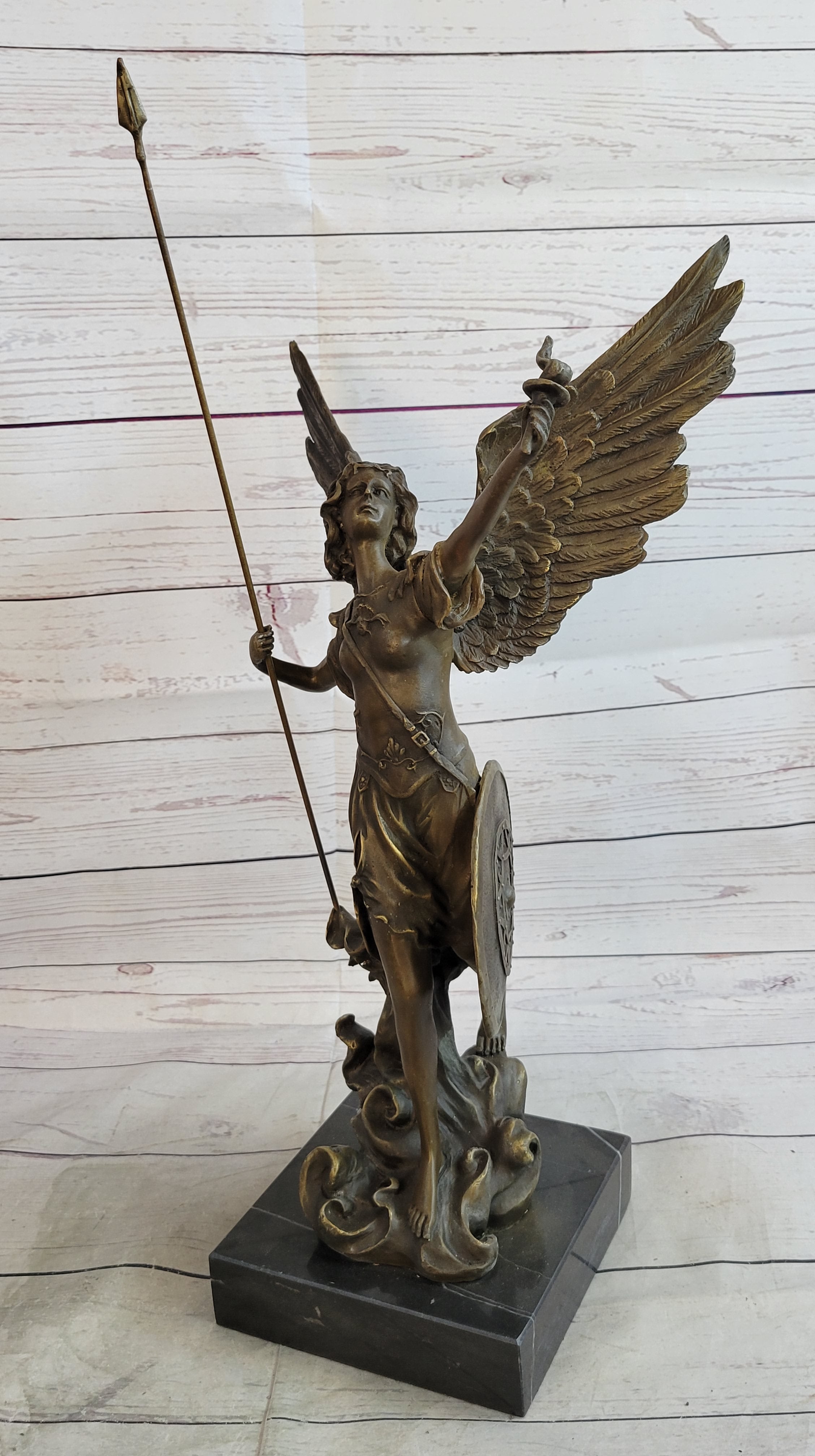 20'' Archangels Nike Angel of Victory Bronze Sculpture