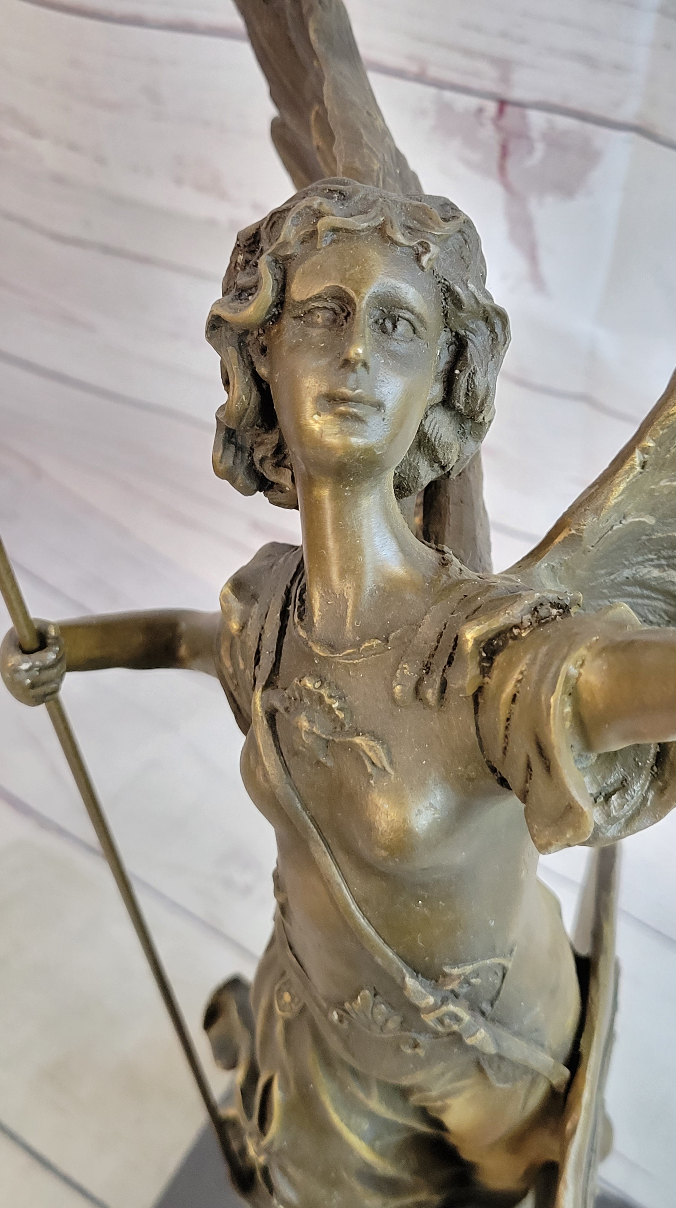 20'' Archangels Nike Angel of Victory Bronze Sculpture