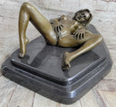 Large Bronze Sculpture Erotic Nude WomanNaked Figural Masterpiece Art