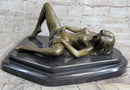 Large Bronze Sculpture Erotic Nude WomanNaked Figural Masterpiece Art
