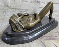 Large Bronze Sculpture Erotic Nude WomanNaked Figural Masterpiece Art