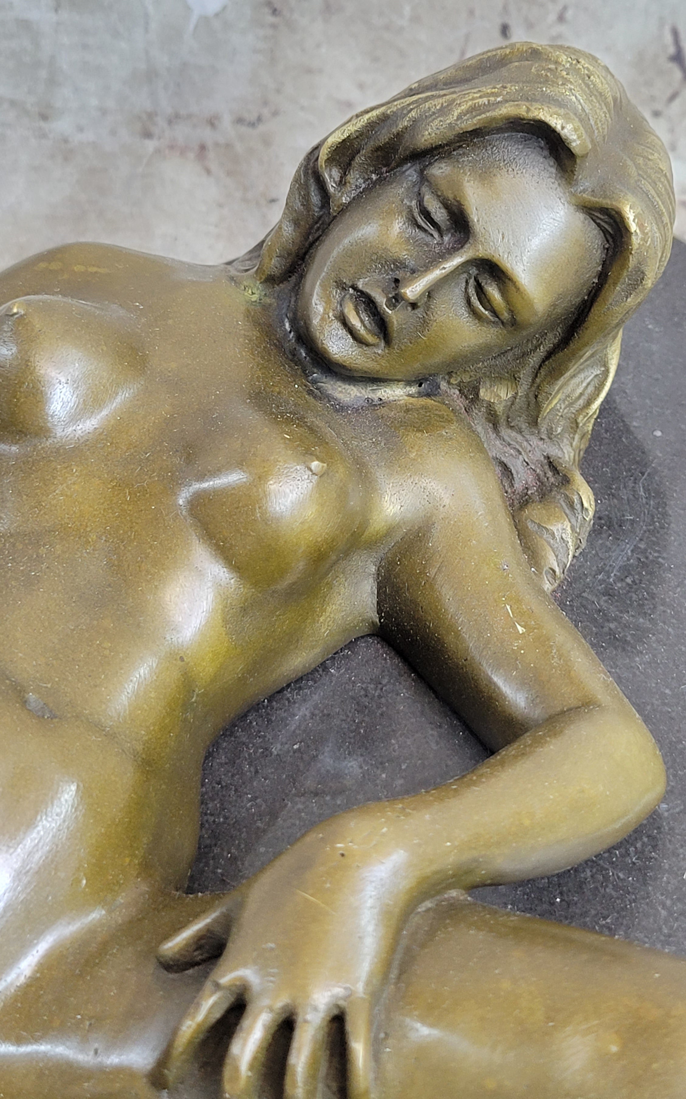 Large Bronze Sculpture Erotic Nude WomanNaked Figural Masterpiece Art