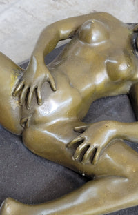 Large Bronze Sculpture Erotic Nude WomanNaked Figural Masterpiece Art