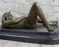 Large Bronze Sculpture Erotic Nude WomanNaked Figural Masterpiece Art