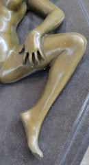 Large Bronze Sculpture Erotic Nude WomanNaked Figural Masterpiece Art