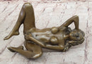Erotic Nude Female on Back Sculpture Figure Adult Art