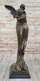 Cupid Eros & Psyche Romantic Lovers Hot Cast Bronze Sculpture