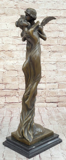 Cupid Eros & Psyche Romantic Lovers Hot Cast Bronze Sculpture
