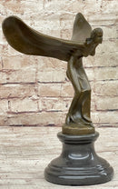 Spirit of Ecstasy Rolls Royce Hood Emblem Bronze Metal