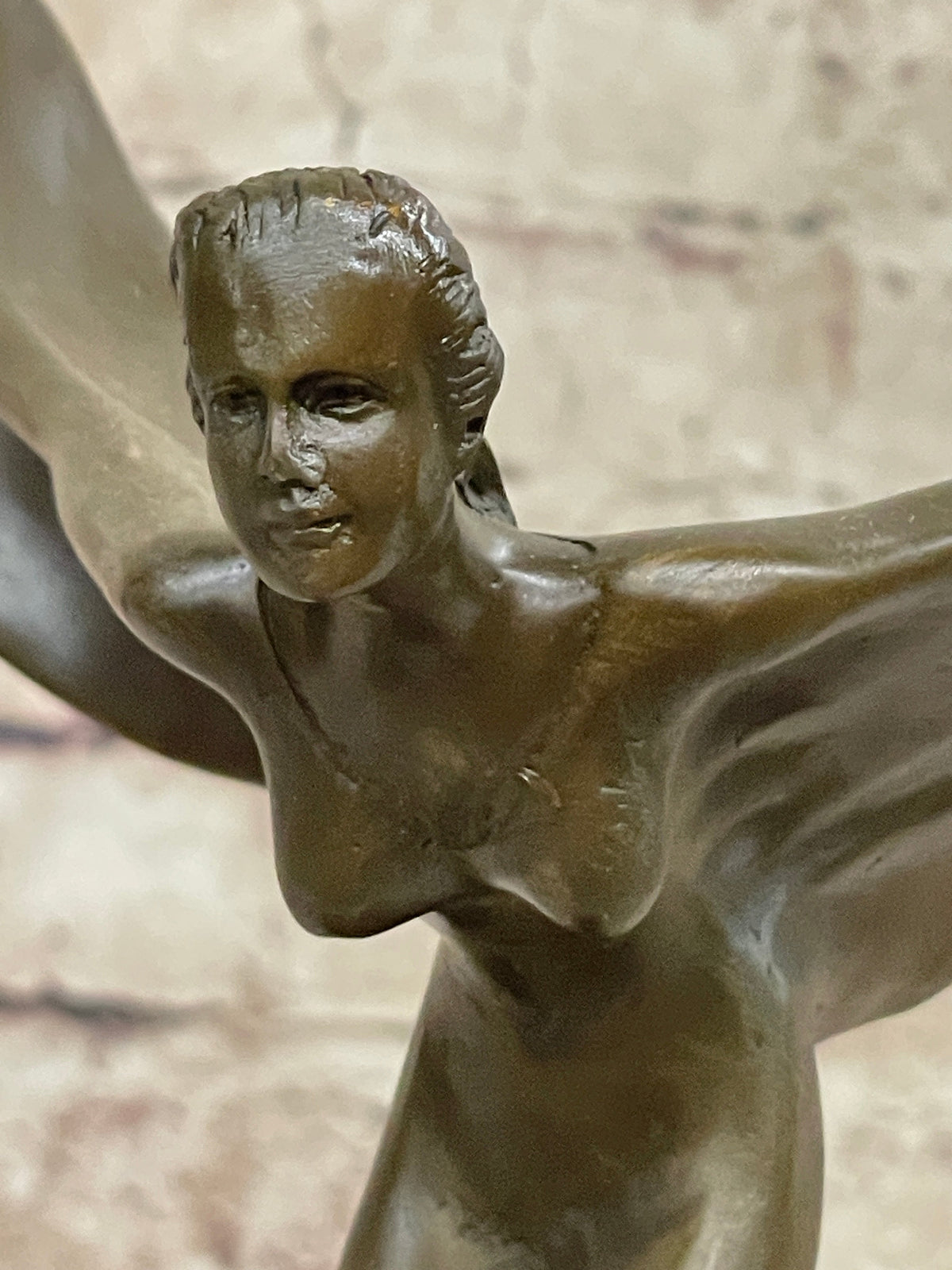 Spirit of Ecstasy Rolls Royce Hood Emblem Bronze Metal