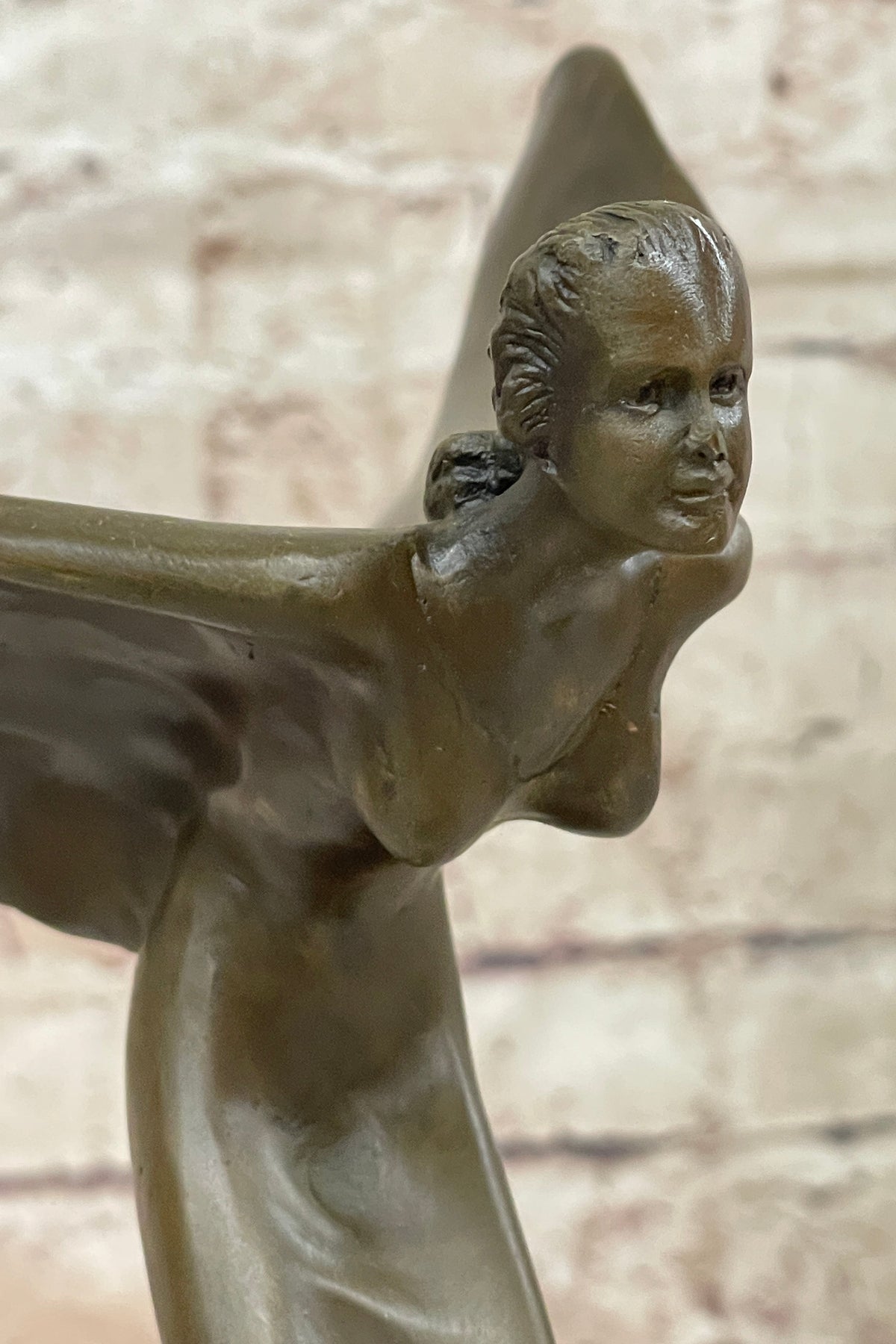 Spirit of Ecstasy Rolls Royce Hood Emblem Bronze Metal