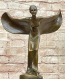 Spirit of Ecstasy Rolls Royce Hood Emblem Bronze Metal