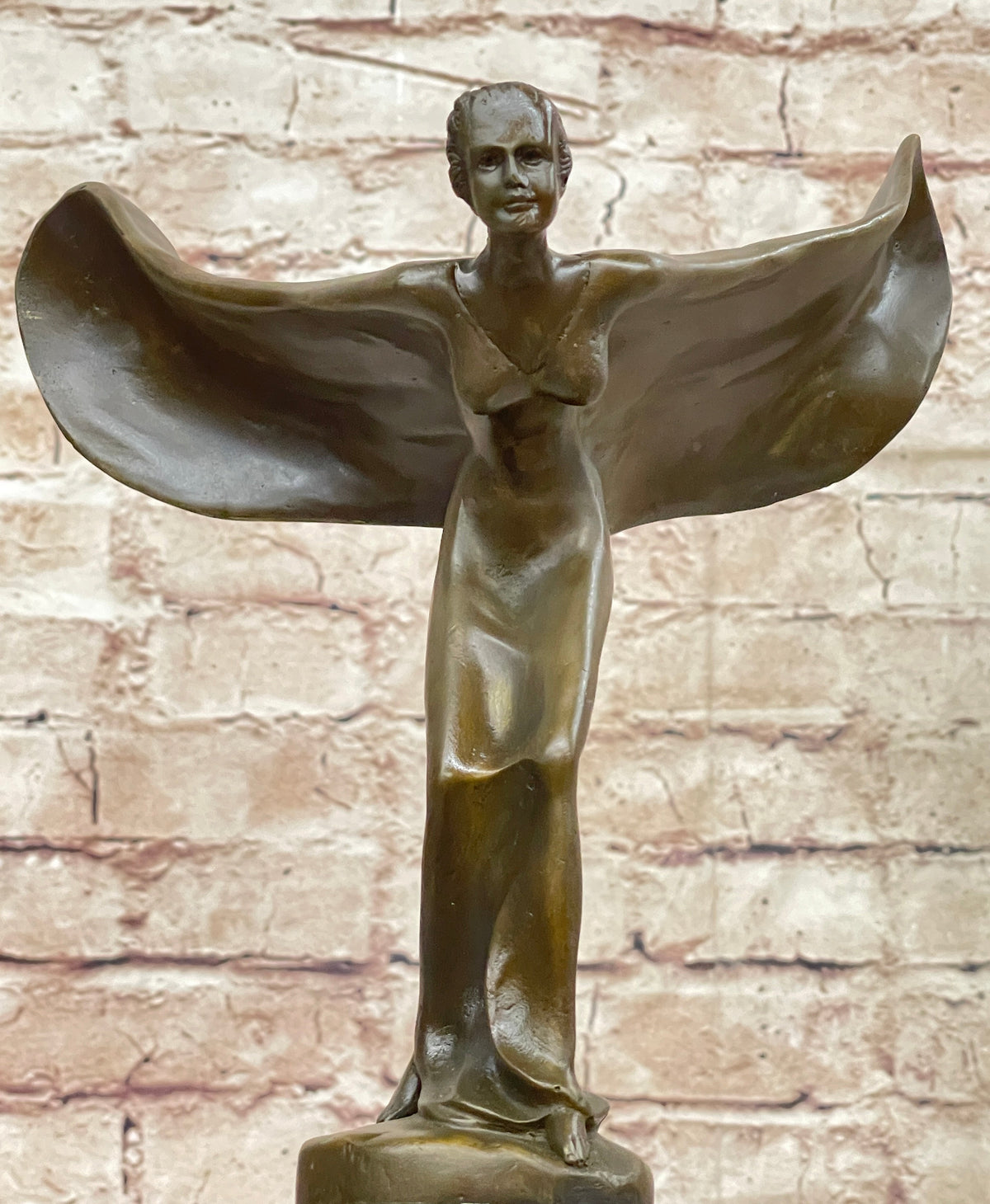 Spirit of Ecstasy Rolls Royce Hood Emblem Bronze Metal