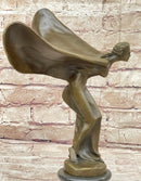 Spirit of Ecstasy Rolls Royce Hood Emblem Bronze Metal