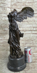 Nike of Samothrace Winged Victory Bronze Metal Sculpture