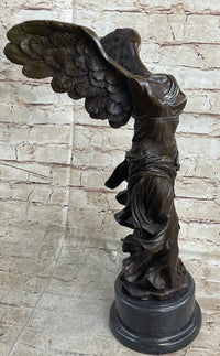 Nike of Samothrace Winged Victory Bronze Metal Sculpture