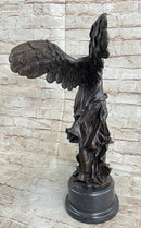 Nike of Samothrace Winged Victory Bronze Metal Sculpture