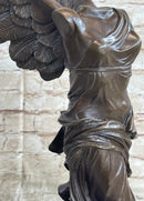 Nike of Samothrace Winged Victory Bronze Metal Sculpture