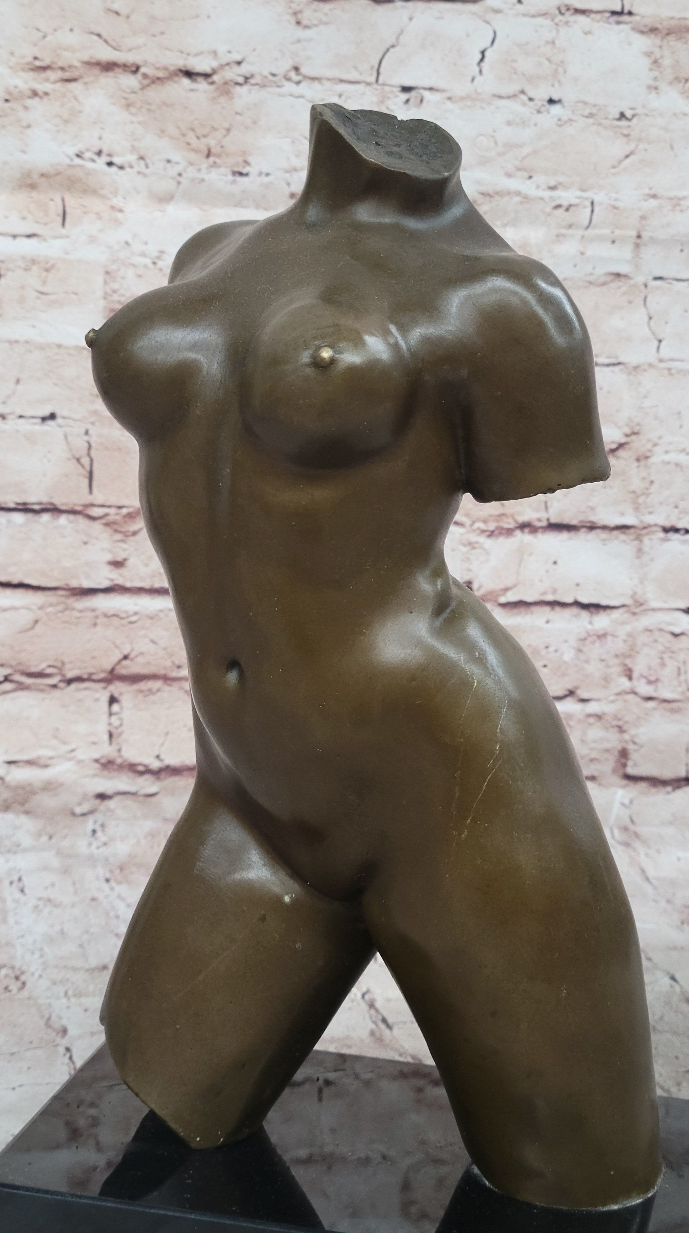 Maillol Nude Female Torso Bronze Sculpture Statue Figure Modern Art Marble Base 13" x 8"