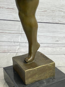 Fernando Botero Nude Girl Kicking Sculpture Modern Art 17" x 11"