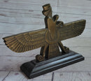 Faravahar Zoroastrian Achaemenid Bronze Sculpture 8" x 11"