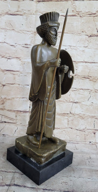 Achamenid Persian King Cyrus Darius Xerxes Bronze 14" x 5"