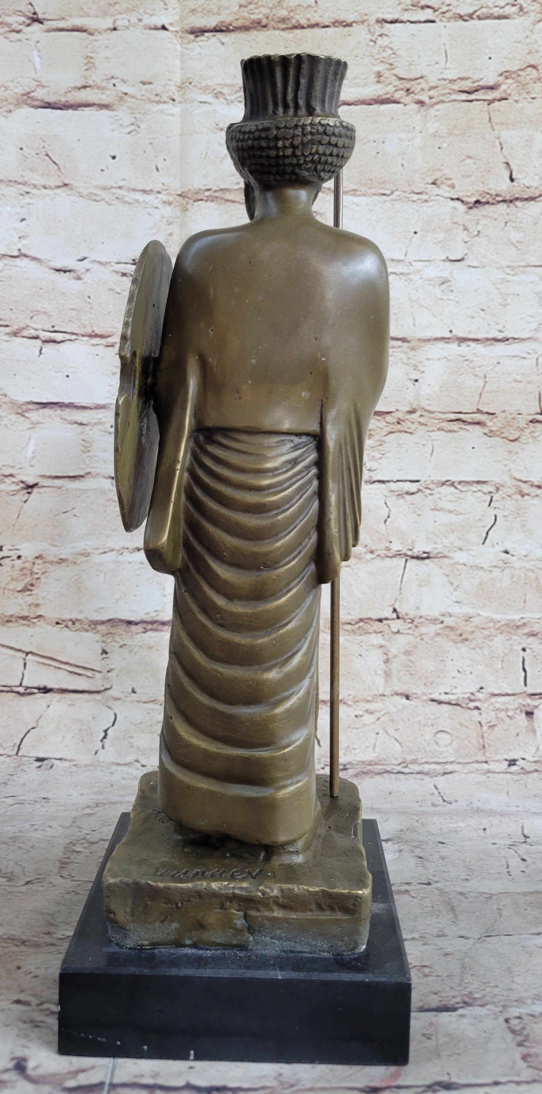 Achamenid Persian King Cyrus Darius Xerxes Bronze 14" x 5"