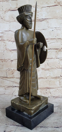 Achamenid Persian King Cyrus Darius Xerxes Bronze 14" x 5"
