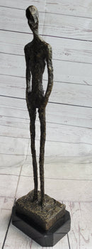 Alberto Giacometti Skinny Tall Stick Man Surrealist Bronze Sculpture