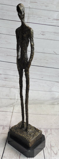 Alberto Giacometti Skinny Tall Stick Man Surrealist Bronze Sculpture