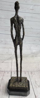 Alberto Giacometti Skinny Tall Stick Man Surrealist Bronze Sculpture
