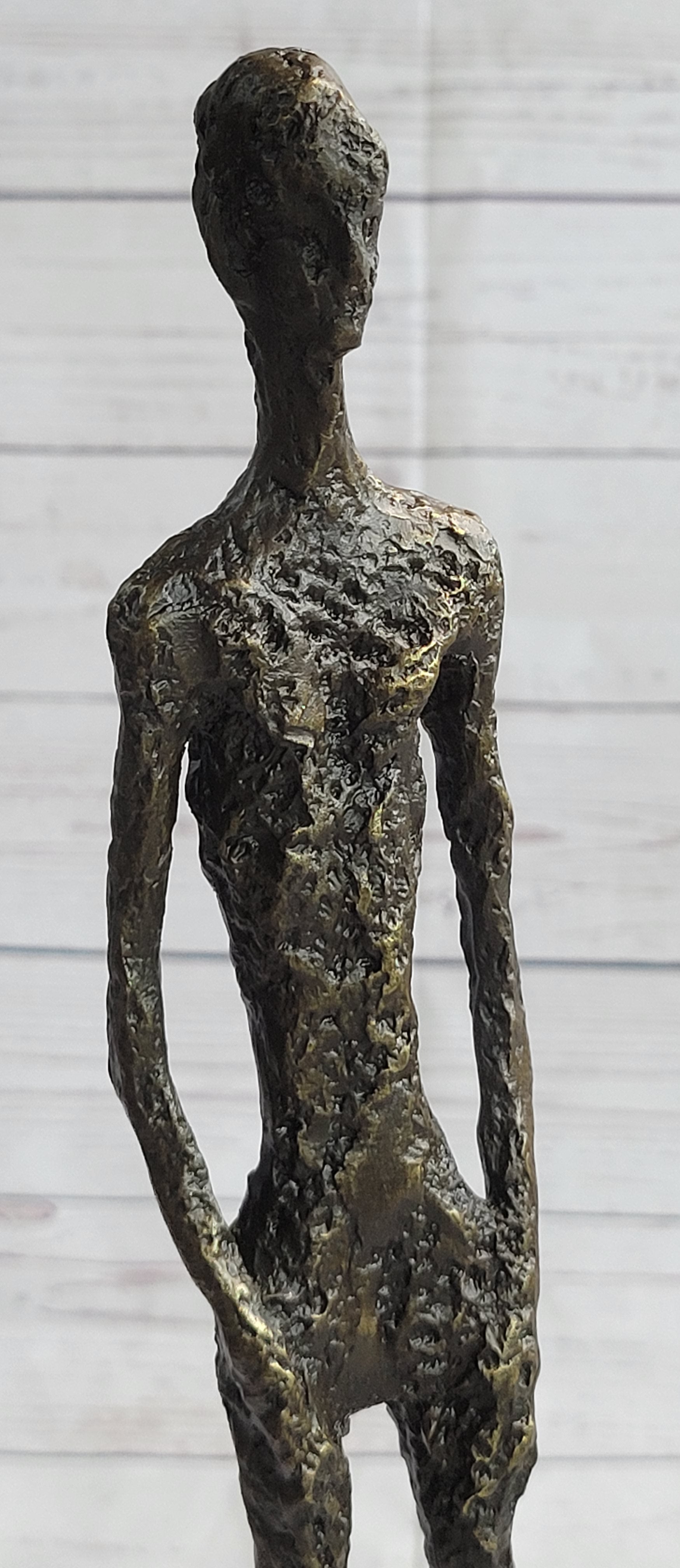 Alberto Giacometti Skinny Tall Stick Man Surrealist Bronze Sculpture