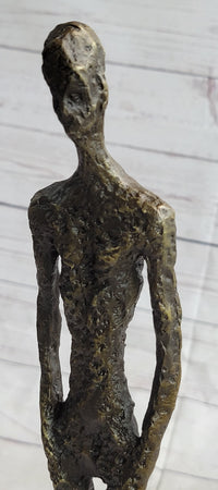 Alberto Giacometti Skinny Tall Stick Man Surrealist Bronze Sculpture