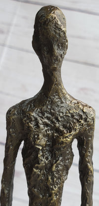 Alberto Giacometti Skinny Tall Stick Man Surrealist Bronze Sculpture