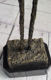 Alberto Giacometti Skinny Tall Stick Man Surrealist Bronze Sculpture