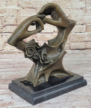 Engagement Proposal Hands Bronze Sculpture Romance Wedding Anniversary