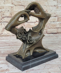 Engagement Proposal Hands Bronze Sculpture Romance Wedding Anniversary