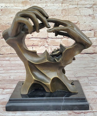 Engagement Proposal Hands Bronze Sculpture Romance Wedding Anniversary