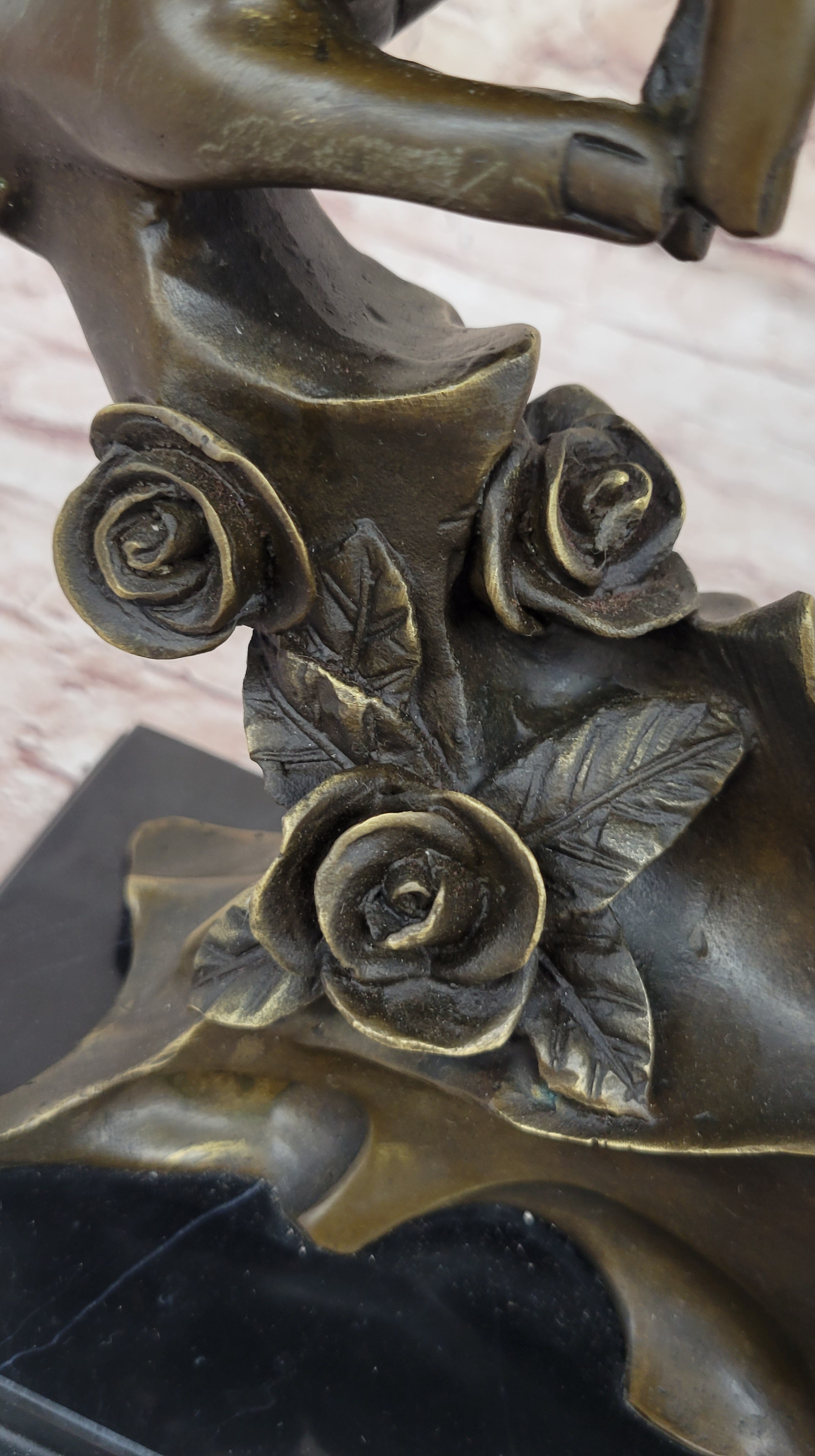 Engagement Proposal Hands Bronze Sculpture Romance Wedding Anniversary