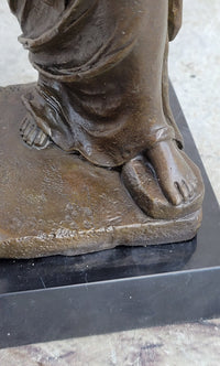 Venus De Milo Nude Sensual Bronze Sculpture Marble Base Greek 12" x 4"