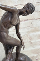 The Discobolus of Myron Nude Discus Thrower Ancient Greek Sculpture Statue Figure