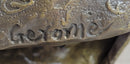 Signed Milo Sexy Young Woman Bust Bronze Sculpture Marble Figure