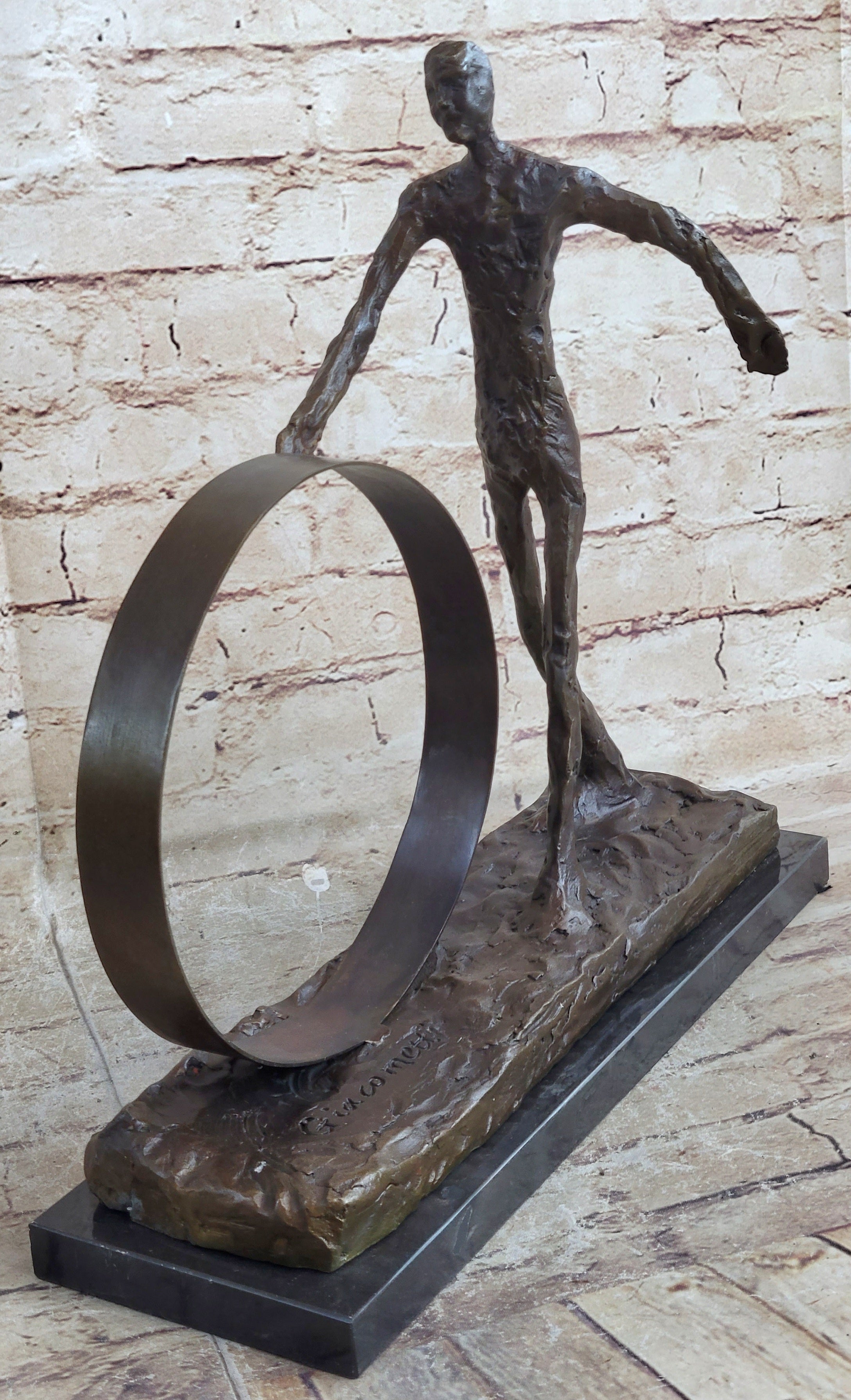 L'homme qui marche I - Alberto Giacometti - Large Bronze
