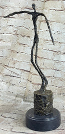 Homme qui chavire Stick Figure Man Bronze after Alberto Giacometti