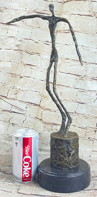 Homme qui chavire Stick Figure Man Bronze after Alberto Giacometti