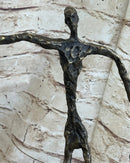 Homme qui chavire Stick Figure Man Bronze after Alberto Giacometti
