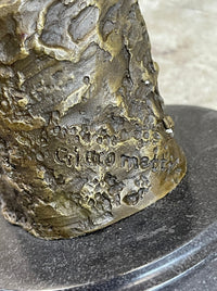 Homme qui chavire Stick Figure Man Bronze after Alberto Giacometti